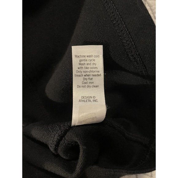 ATHLETA $64 Strata Black A Line Zippered Pocket Ponte Skirt Stretch Size XS - Picture 8 of 8